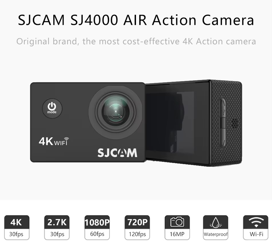 Outdoor Adventure Images - كاميرا الحركة SJCAM SJ4000 Air بدقة