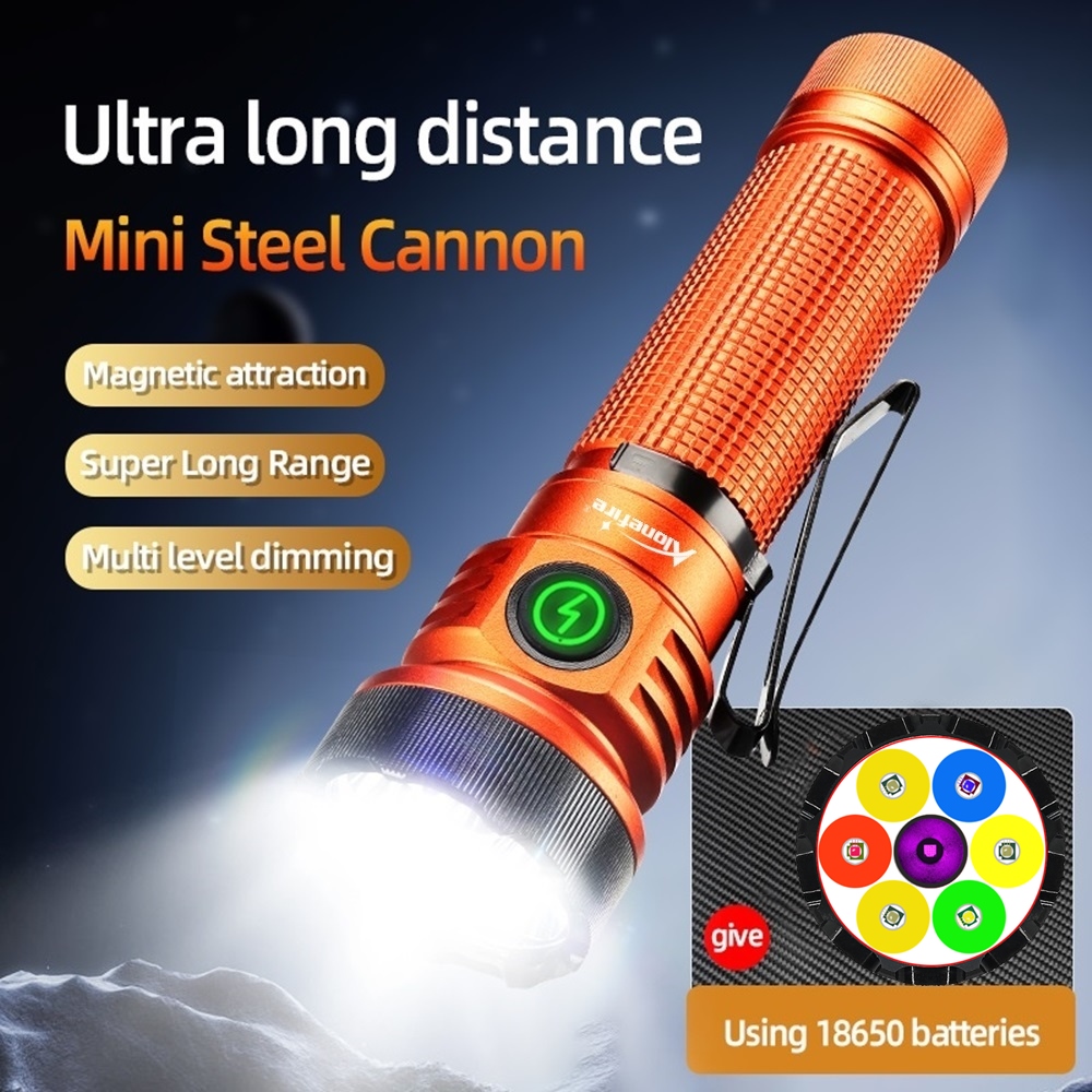 Outdoor Adventure Uva - 7xLED عالية مشرق أبيض أحمر أخضر