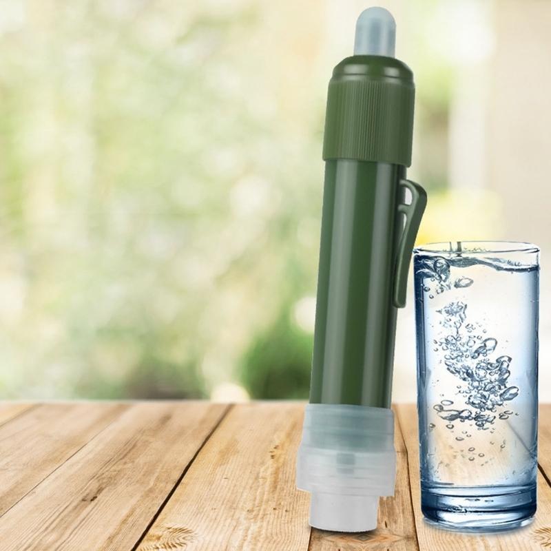 فلتر مياه للتخييم والتنزه سيرً - مراجعة Water Filter Straw وسعره