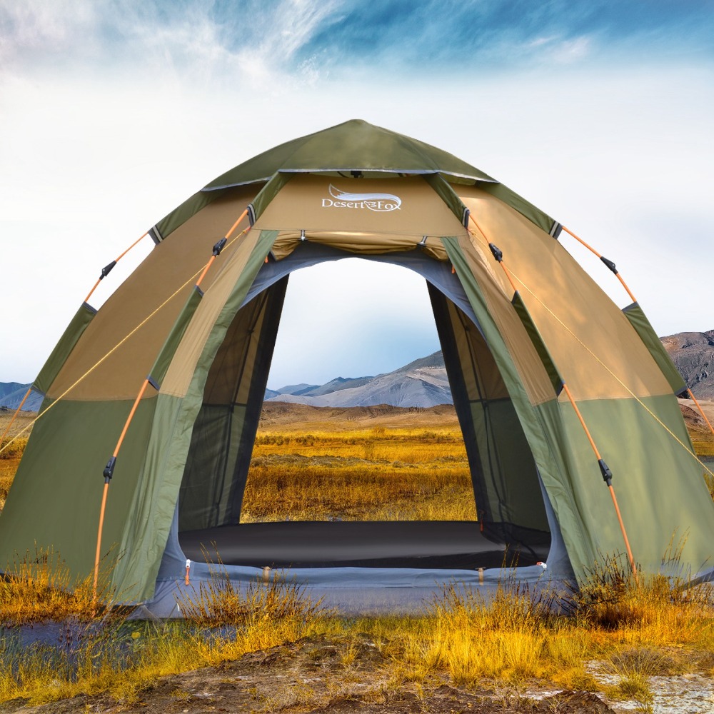 خيمة أوتوماتيكية ذات قبة من 3  - مراجعة Outdoor Adventure Tent وسعره