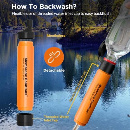 فلتر مياه Pro 6L Camo Gravity  - مراجعة Water Filter Straw وسعره