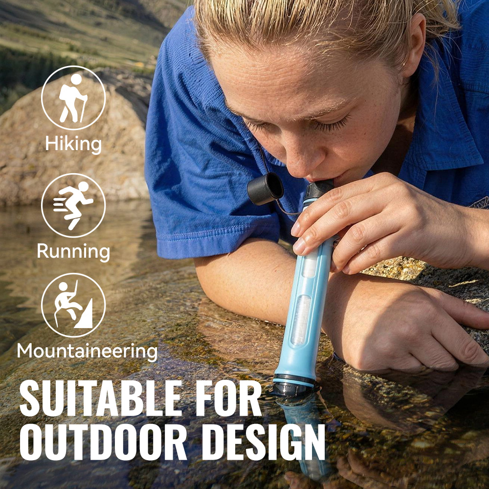 فلتر مياه محمول WRELS للنجاة،  - مراجعة Water Filter Straw وسعره