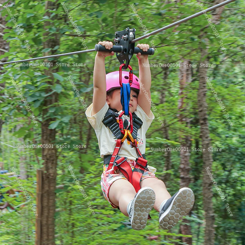 مجموعة زلاجة حبال للأطفال، نظا - مراجعة Outdoor Adventure Course وسعره