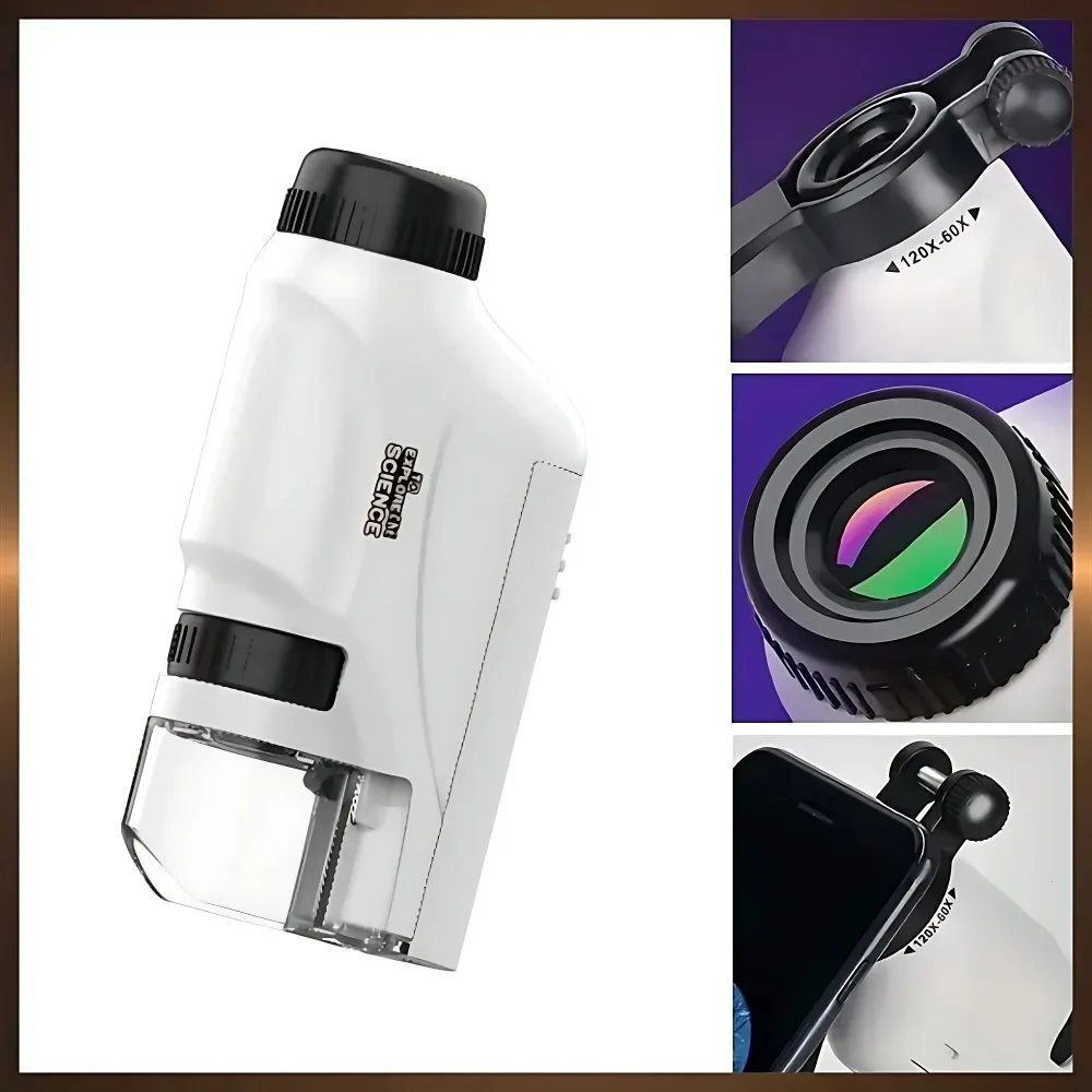 مجهر جيب للأطفال |     شاهد ال - مراجعة Outdoor Adventure Microscope وسعره