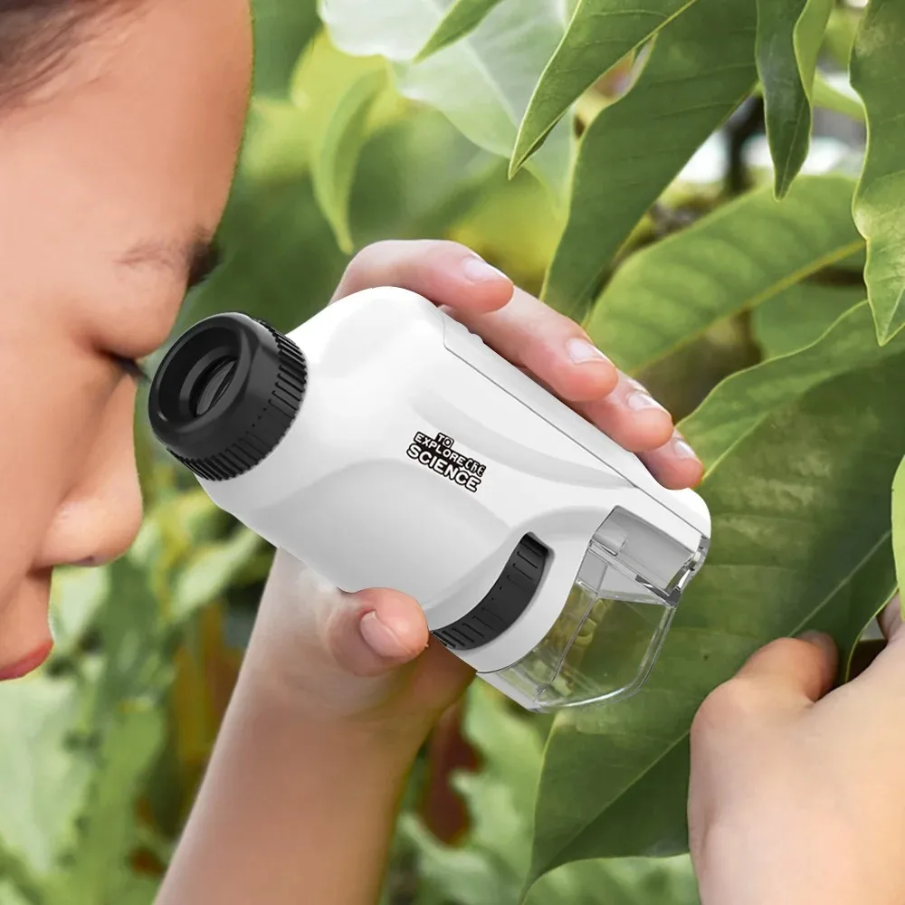 مجهر جيب للأطفال |     شاهد ال - مراجعة Outdoor Adventure Microscope وسعره