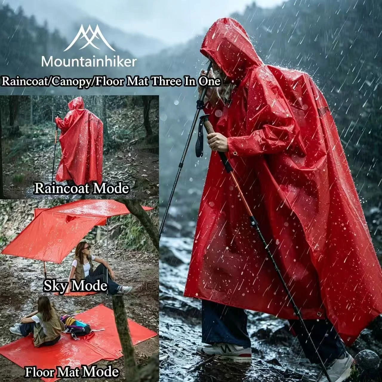 معطف واق من المطر 3 في 1 من ما - مراجعة Outdoor Adventure Windbreaker وسعره