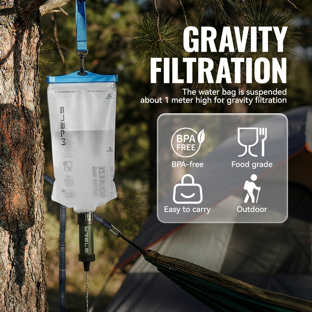 فلتر مياه شخصي صغير من WERLS ل - مراجعة Water Filter Straw وسعره