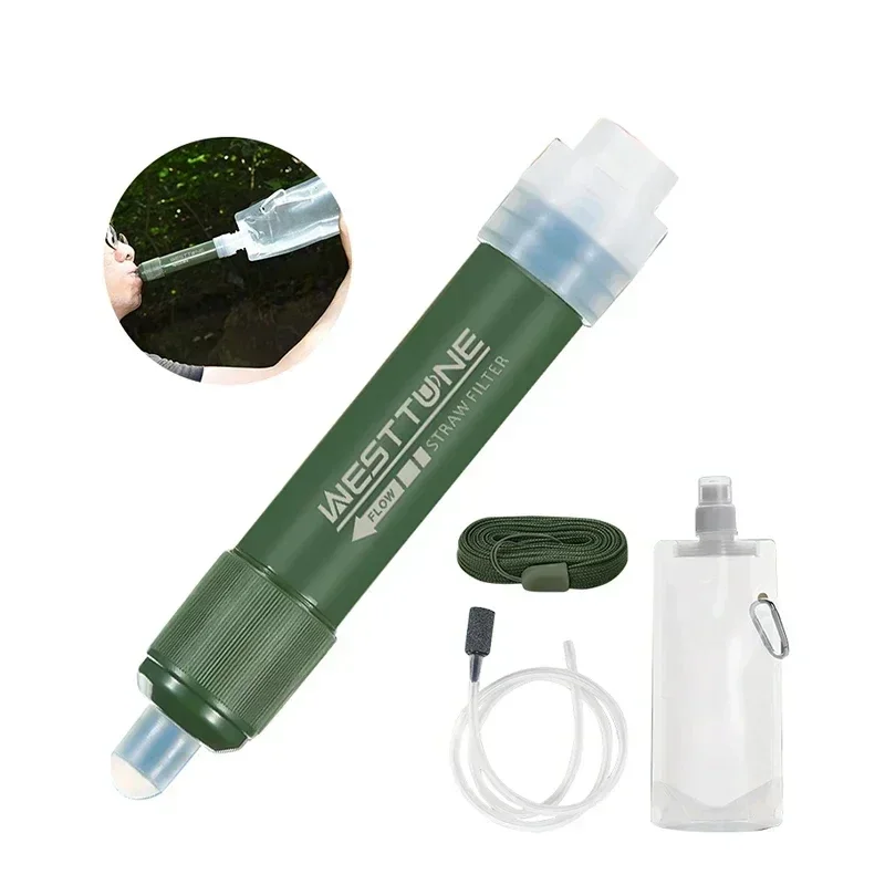Westtune في الهواء الطلق التخي - مراجعة Water Filter Straw وسعره