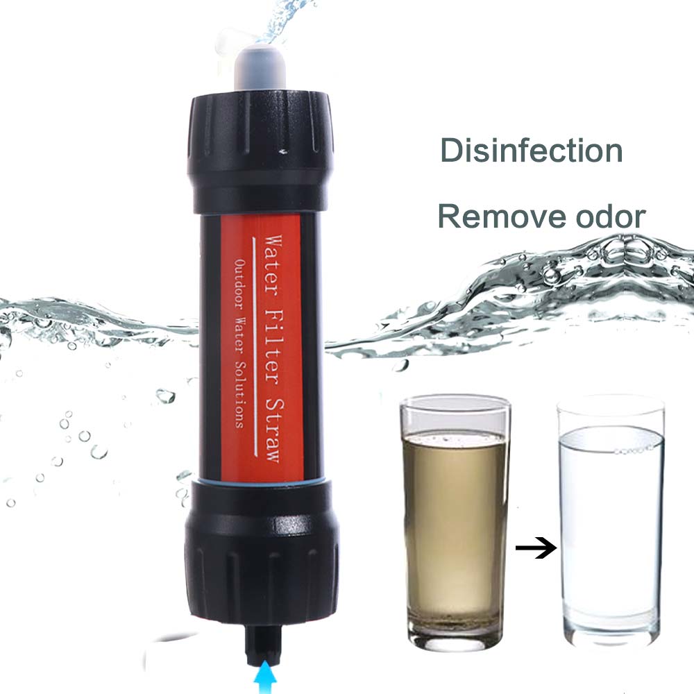 فلتر مياه صغير محمول على شكل ق - مراجعة Water Filter Straw وسعره