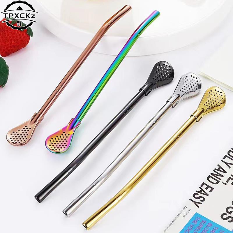 ملون 304 الفولاذ المقاوم للصدأ - مراجعة Water Filter Straw وسعره