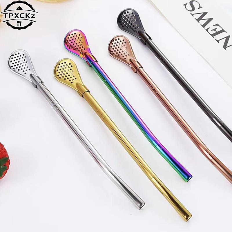 ملون 304 الفولاذ المقاوم للصدأ - مراجعة Water Filter Straw وسعره