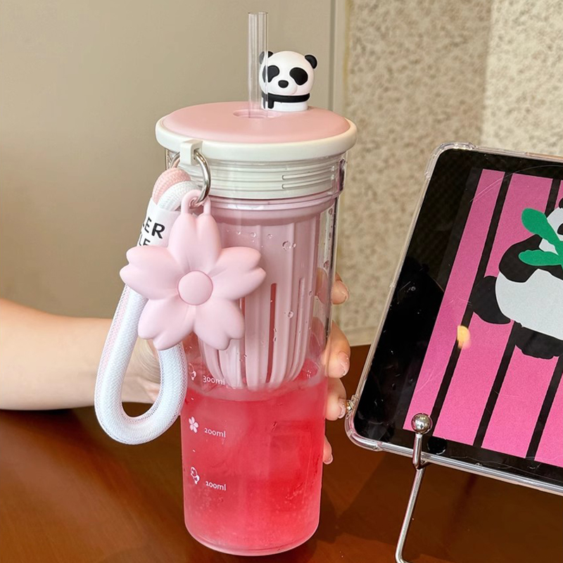 650 مللي زجاجة ماء Kawaii مع ف - مراجعة Water Filter Straw وسعره