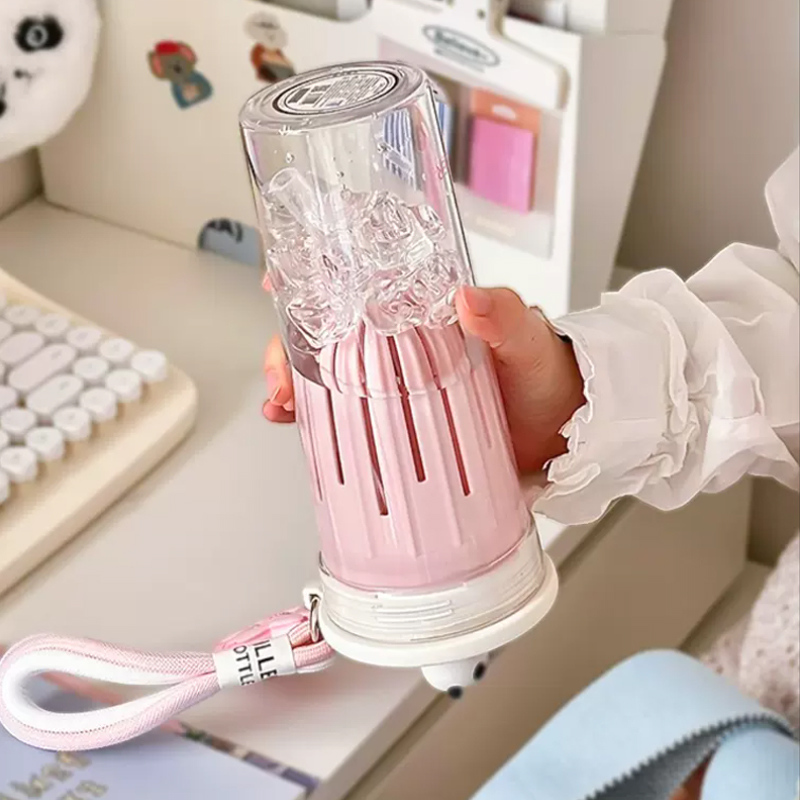 650 مللي زجاجة ماء Kawaii مع ف - مراجعة Water Filter Straw وسعره