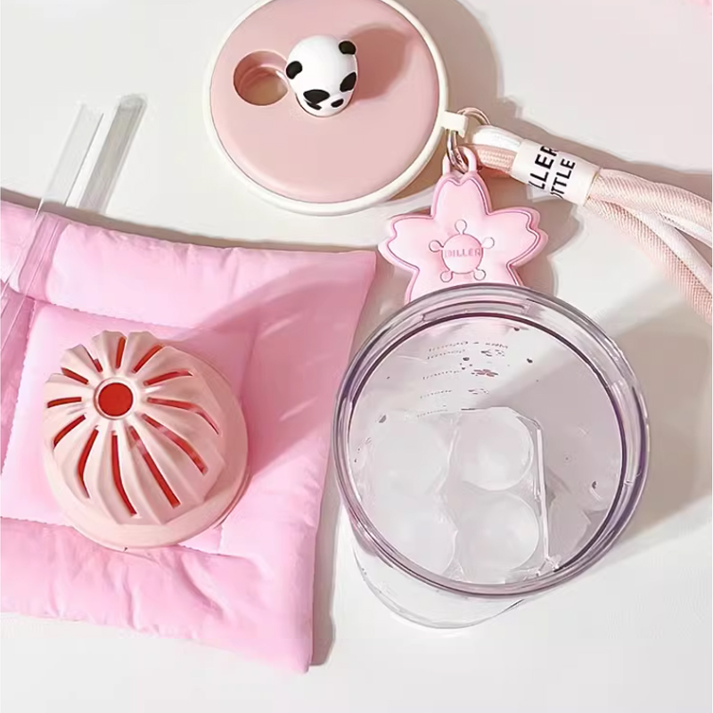 650 مللي زجاجة ماء Kawaii مع ف - مراجعة Water Filter Straw وسعره
