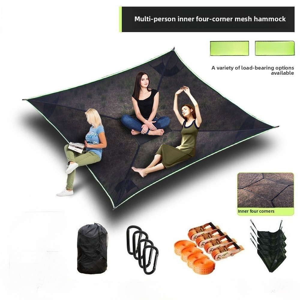 أرجوحة تخييم محمولة بأربع زواي - مراجعة Outdoor Adventure Tent وسعره