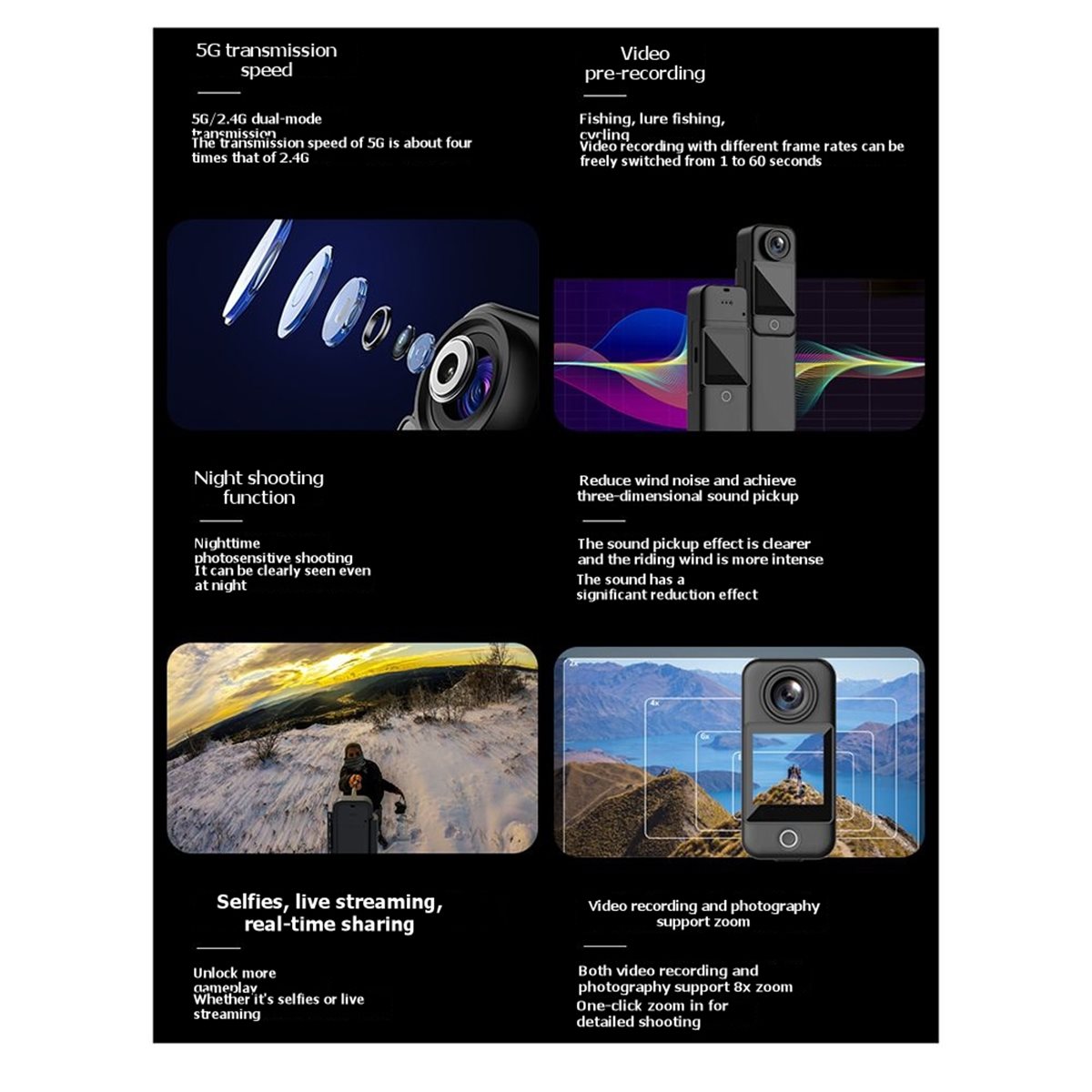 【إصدار جديد مطور】 كاميرا C300  - مراجعة Outdoor Adventure Images وسعره