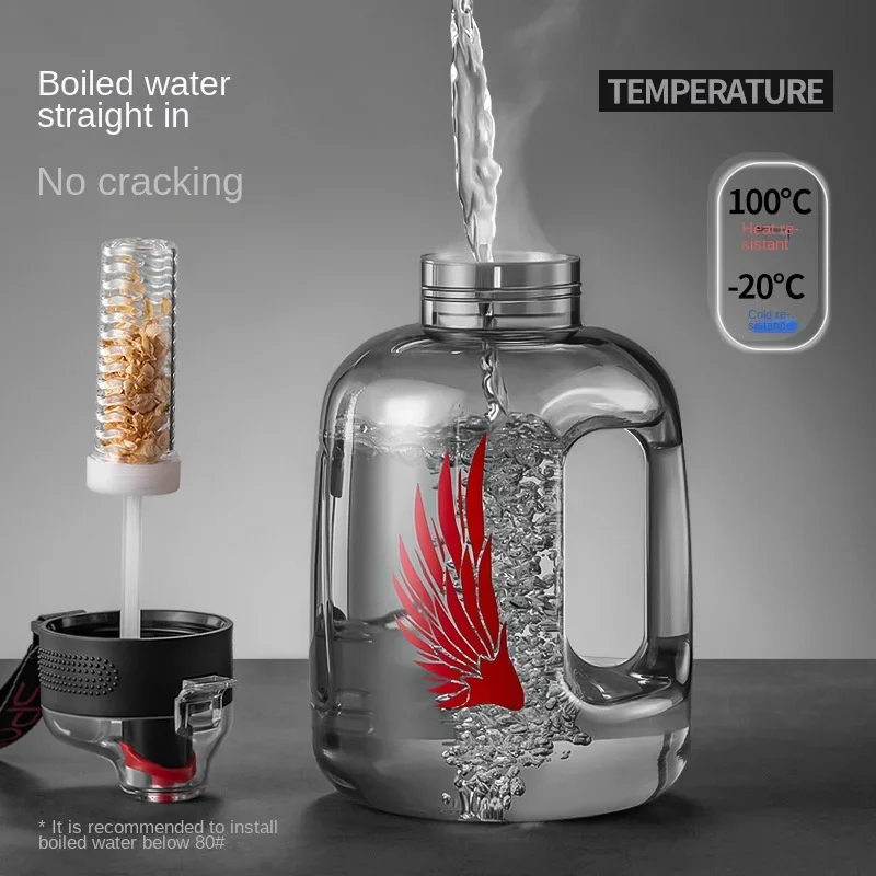 سعة أكبر 4L 5L زجاجة بلاستيكية - مراجعة Water Filter Straw وسعره